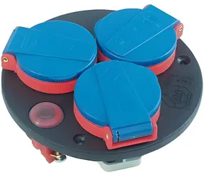 Brennenstuhl Steckdoseneinsatz 3x IP44 / Steckdoseneinsatz / 3 Steckdosen / 230 V / 16 A