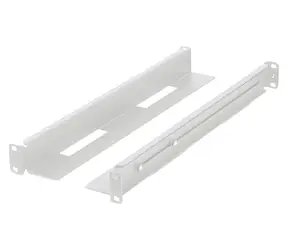 Lanberg AK-1901-S grau / Rack-Erweiterungsschienensatz / 19" / 397-680 mm / Tragfähigkeit 90 kg / 1 HE