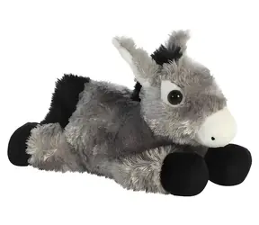 AURORA Plüsch-Esel / 20 cm / grau / für Erwachsene und Kinder