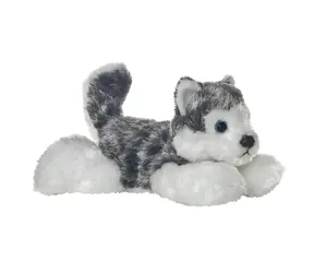 AURORA Plüschhund Mush Husky grau-weiß / 20 cm / Plüsch