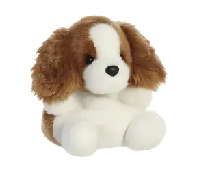 AURORA Plüschhund, Spanieldame, braun-weiß / 13 cm / Plüsch