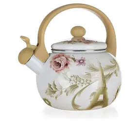 Banquet Paris / Wasserkocher / emailliert / pfeifend / 2,2 l