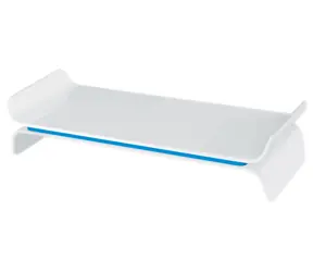 Leitz Wow blau-weiß / Monitorständer / bis zu 27 Zoll