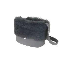 I LOVE PETS Olala Luxus-Hundetasche 32 cm, hellgrau / Hundetasche