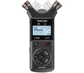 Tascam DR-07XP / Audiorecorder / USB-C / microSD / 32 Bit / 48 kHz / eingebautes Mikrofon