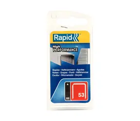 Rapid 53/10 mm / Heftklammern / Schmal / Blisterverpackung