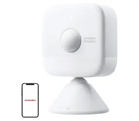 SwitchBot W820000 / Bewegungsmelder / PIR + Millimeterwellenradar / 120° / IPX5 / 2× AAA