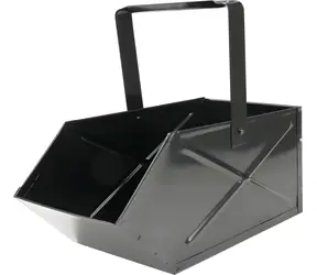 Vorel Charcoal 400x225x210 mm / Anthrazit / lackiertes Blech / Klappgriff