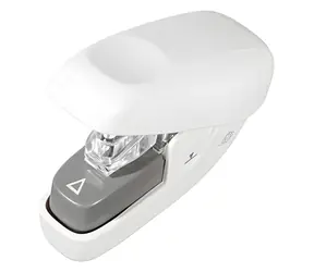 WEDO Mini weiß / Klammerloser Hefter / bis zu 5 Blatt (80 g/m) / Kunststoff / 83 x 33 x 74 mm