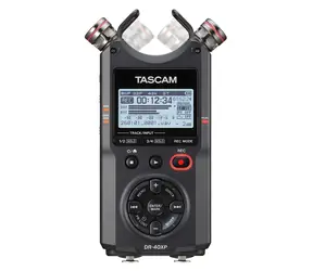 Tascam DR-40XP schwarz / Digitalrekorder / 4-Kanal / USB-Audio-Interface / 2x XLR