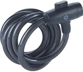 Yale YCK0/12/200/2 schwarz / Kabelfahrradschloss /  12 mm / Länge 200 cm / 2 Schlüssel