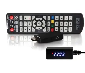 WIWA MINI LED schwarz / DVB-T2/T-Tuner / Full HD / H.265/HEVC / HDMI / USB / LED-Display
