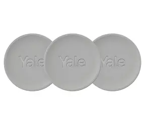 Yale Dot Silber / Smart-Home-Zubehör / 3 Stück