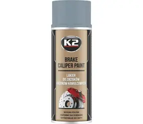 K2 Bremssattellack silber / Lack für Bremssättel und -trommeln / 400 ml / bis +260 °C