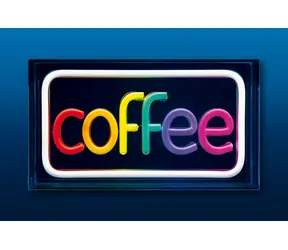 Activejet AJE-NEON COFFEE mehrfarbig / LED-Neonreklame / USB / 5V / Innenbereich