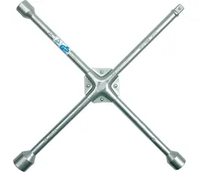 Vorel Radmutternschlüssel Kreuz 24-27-32-3/4" / Radmutternschlüssel / Ganzmetall / Verlängerungen 24-27-32 mm-3/4"