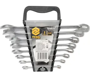 Vorel Kombinationsschlüsselsatz / 6-19 mm / 8-teilig / Chrom-Vanadium-Stahl