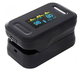 REHA FUND Yonker YK-81C schwarz / Pulsoximeter / OLED-Display / SpO2 70-100 % / Herzfrequenz 30-254 Schläge/min