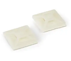 StarTech Kabelbinder-Montagepads Weiß / Nylon / 20 x 20 mm / 100 Stück