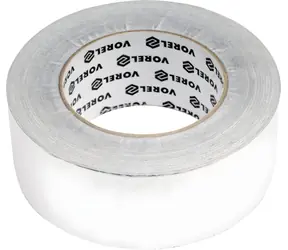 Vorel Aluminiumklebeband 48 mm x 50 m / Klebeband / Breite 48 mm / Länge 50 m / bis 120 °C