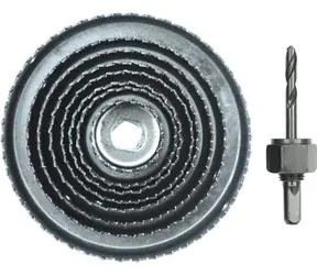Vorel Holzbohrer-Set, 9-teilig / Lochsägenbohrer / 38-127 mm / 6 mm Aufnahme