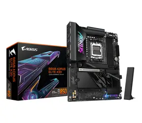 GIGABYTE B850 AORUS ELITE X3D / Mainboard / AMD B850 / DDR5 / SATA III RAID / USB / 5G LAN / M.2 / sc.AM5 / ATX