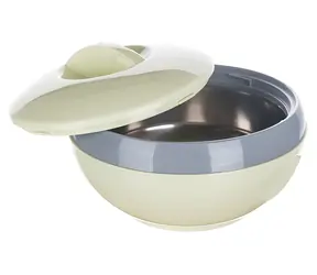 Banquet AVANZA 3,5 l olivgrüne Thermoskanne aus Edelstahl mit PUR-Isolierung