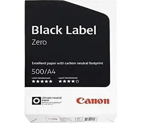 Canon Black Label Zero / Büropapier / A4 / 80 g/m / 500 Blatt / Weiß