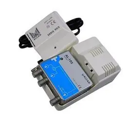 Alcad AL-105 / Netzteil / aktiver Breitbandsplitter / 40-862 MHz / 12 V
