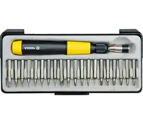 Vorel Uhrmacherschraubendreher mit 21 Bits / Uhrmacherschraubendreher / Bit-Set