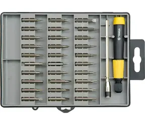 Vorel Uhrmacherschraubendreher mit Bits / Bit-Set / 32-teilig