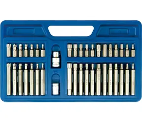 Vorel Bit-Set, 40-teilig, CrV-Stahl / Bit-Set / CrV-Stahl / Kunststoffkoffer
