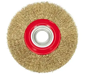 Vorel Drahtbürste Seite 150 mm / Drahtbürste Seite / messingbeschichteter Draht