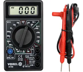Vorel Digitalmultimeter / Digitalmultimeter / AC/ DC 500V / Stromstärke 5A / Widerstand 2000