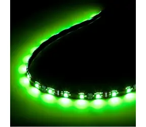 Lamptron FlexLight Pro grün / LED-Streifen / 24 LEDs / für PC-Gehäuse