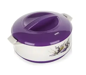 BANQUET Thermoskanne LAVENDEL 2,5 l / Thermoskanne / Kunststoff / Edelstahleinsatz / PUR-Isolierung