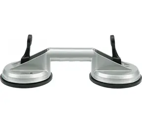 Vorel Vakuumiergerät mit Glasgriff 2x115 mm / Glasgriff / Tragkraft 40 kg / Aluminium
