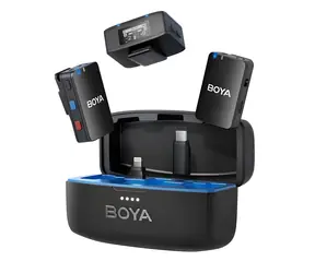 Boya BOYAMIC 1 (1TX+3RX) / Drahtloses Mikrofonsystem / 1x Sender / 3x Empfänger