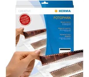 Herma Archiv-Negativhüllen MF / Negativhüllen / Mittelformat / PP transparent / 100 Blatt
