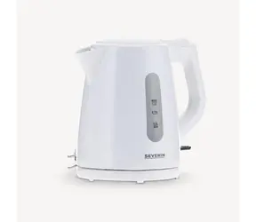 Severin WK 3411 weiß / Wasserkocher / 1 l / 2200 W / 360°-Basis