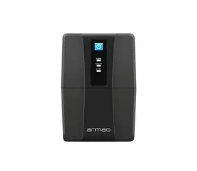 Armac Home Lite HL850F/LEDV2 schwarz / USV-Notstromversorgung / Line-Interactive / 850 VA / 480 W / 2x Schuko / AVR