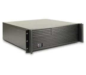 Inter-tech IPC 3U-K-340L schwarz / Servergehäuse / 3U / ATX / 8x 3,5"-Einschübe / 2x USB-A 3.2 Gen1