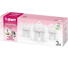 BWT Longlife Mg2+ / Ersatzwasserfilter / 3 Stück / für Wasserkocher von Initium, Penguin und VIDA