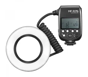 Godox MF-R76 / Makro-Ringblitz / 2 Blitzköpfe / 1/1-1/128 / Li ION Akku