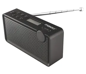 Maxxo PB01 / Tragbares DAB+/FM-Radio / Akku / Teleskopantenne / LCD-Display / 3,5-mm-Klinkenanschluss
