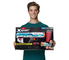 Zuru Dartblaster X-Shot Skins Fury-X / 40 Darts / Reichweite 20 m / ab 8 Jahren