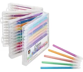 MOXY Gelstift-Set / 48 Stück / Neon, Glitzer, Metallic, Pastell