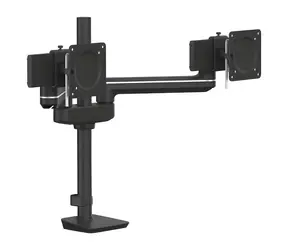 Fellowes TALLO Modular 2FS schwarz / Monitorhalterung / 2 Arme nebeneinander / max. 32" / Tragkraft der Arme 9 kg