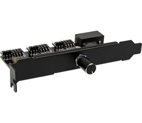 Lamptron CFM36 schwarz / Lüfter- und LED-Steuerung / PCI-Steckplatz