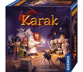 KOSMOS Brettspiel Karak - Deutsche Ausgabe / 2-5 Spieler / 45 Minuten / ab 7 Jahren